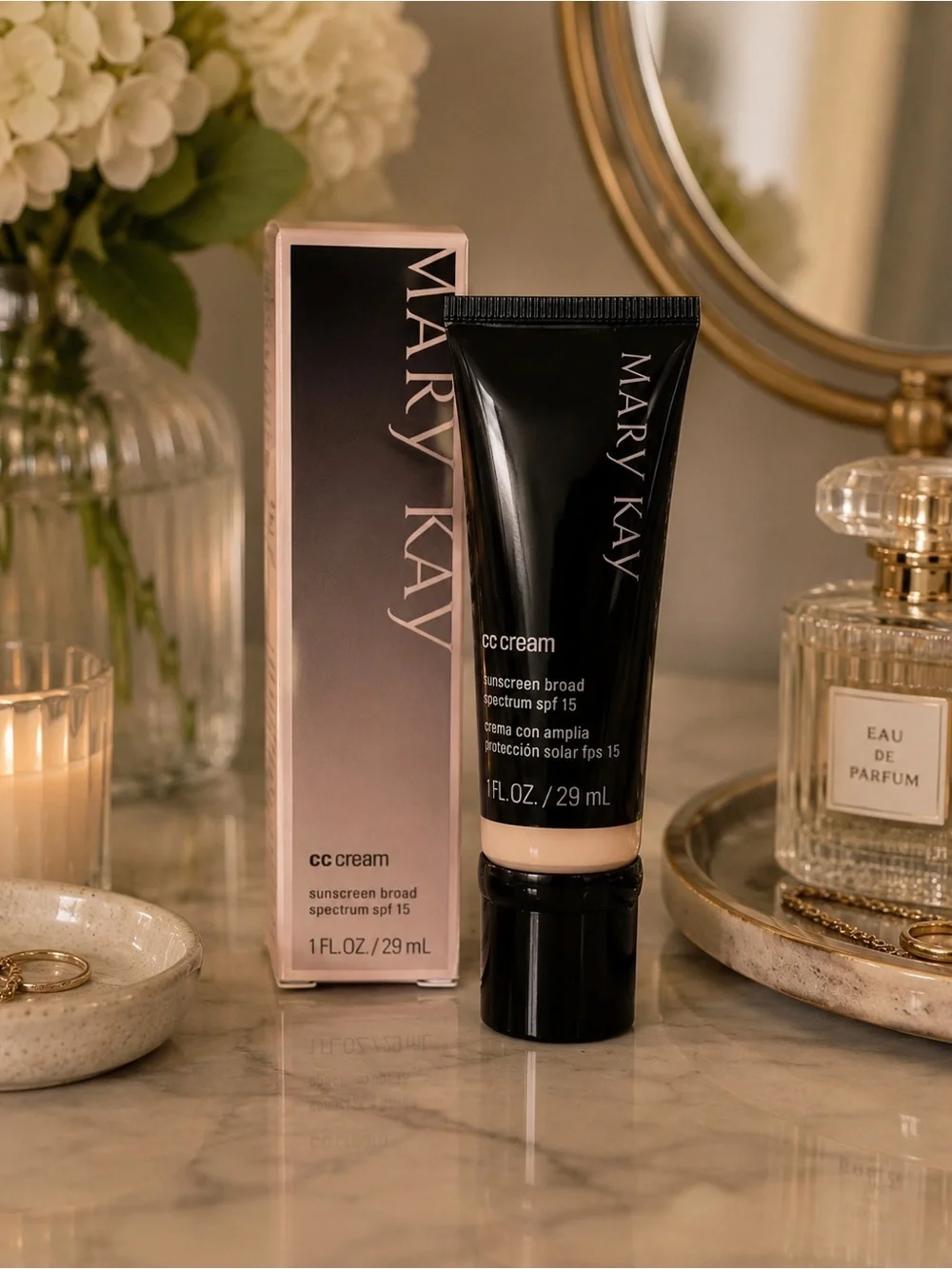Mary Kay CC Cream Sunscreen Broad Spectrum SPF 15 | Lightweight Color Correcting